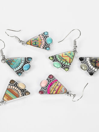 Fashion jewelry visací náušnice s korálky