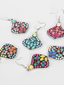 Fashion jewelry visací náušnice s korálky