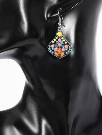 Fashion jewelry visací náušnice s korálky
