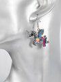 Fashion Jewelry náušnice jednorožec s korálky