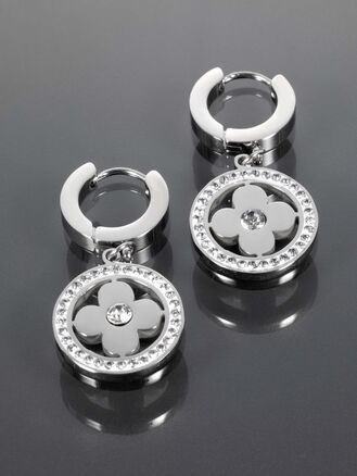 Náušnice květina z chirurgické oceli