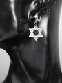 Náušnice Davidova hvězda  z chirurgické oceli
