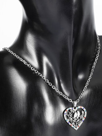 Náhrdelník z chirurgické oceli se srdíčkem