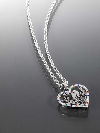 Náhrdelník z chirurgické oceli se srdíčkem