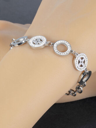 Náramek z chirurgické oceli s ornamenty