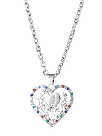 Náhrdelník z chirurgické oceli se srdíčkem