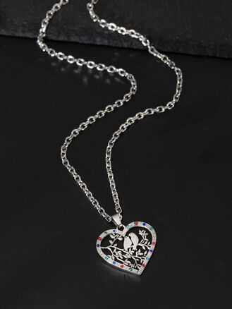 Náhrdelník z chirurgické oceli se srdíčkem