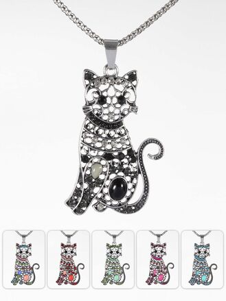 Fashion jewelry náhrdelník kočka