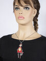 Fashion jewelry náhrdelník dívka v šatech