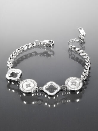 Náramek z chirurgické oceli s ornamenty