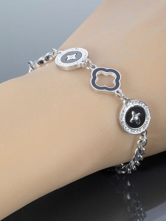 Náramek z chirurgické oceli s ornamenty