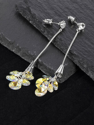 Stylové náušničky s krystalky Swarovski elements