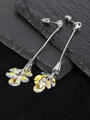 Stylové náušničky s krystalky Swarovski elements