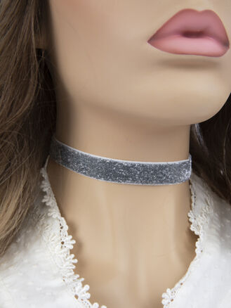 Fashion Jewelry choker náhrdelník stříbrný