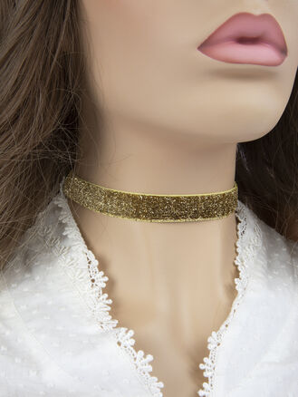 Fashion Jewelry choker náhrdelník zlatý