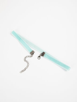 Fashion Jewelry choker náhrdelník modrý