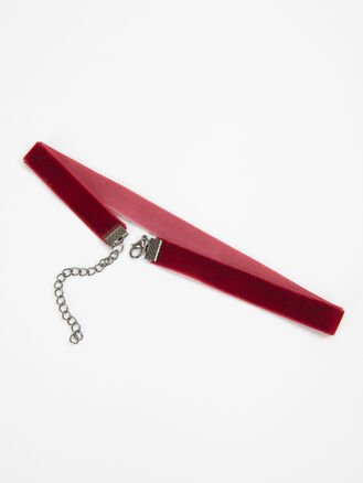 Fashion Jewelry choker náhrdelník vínový