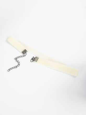 Fashion Jewelry choker náhrdelník béžový