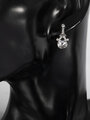 Fashion jewelry náušnice s Eiffelovou věží a krystalkem Swarovski elements