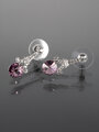 Fashion jewelry náušnice s Eiffelovou věží a krystalkem Swarovski elements