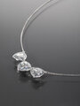 Elegantní náhrdelník s krystalky různých barev Swarovski elements