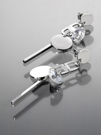 Náušnice minimalistické z chirurgické oceli