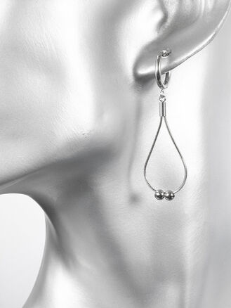 Náušnice stylové kruhy z chirurgické oceli