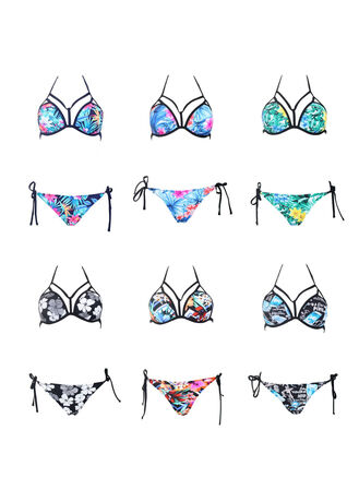 Modera dámské bikiny s trojúhelníkovou podprsenkou