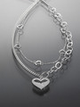 Náhrdelník z chirurgické oceli srdce