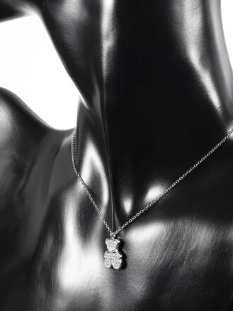 Náhrdelník z chirurgické oceli medvídek