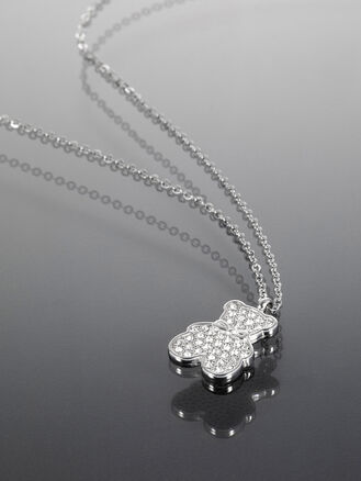 Náhrdelník z chirurgické oceli medvídek