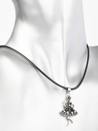 Fashion Jewelry náhrdelník dívka v šatech