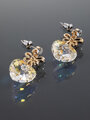 Náušnice se srdíčky Swarovski element