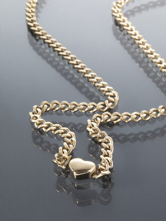 Náhrdelník z chirurgické oceli srdce