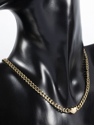 Náhrdelník z chirurgické oceli srdce