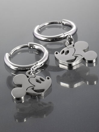 Náušnice z chirurgické oceli Mickey Mouse