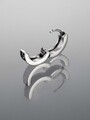 Helix piercing do ucha s rytým motivem řetězu z chirurgické oceli