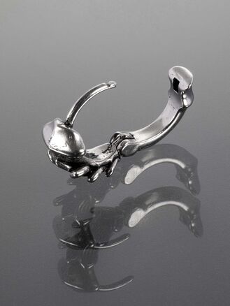 Helix piercing do ucha chirurgická ocel, motiv dračí ocas