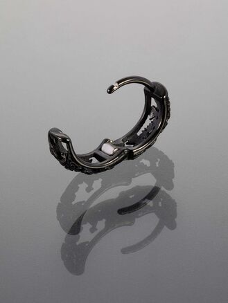 Helix piercing do ucha chirurgická ocel, ještěrka