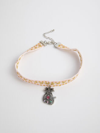 Fashion Jewelry choker kočka s korálky