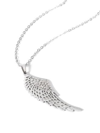 Náhrdelník z chirurgické oceli andělské křídlo