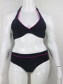  Dámské dvoudílné plavky Plus  Modera  zajímavě řešený horní díl různé barvy 