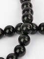 Korálková šňůra z kuliček onyxu, velikost korálků 10 mm