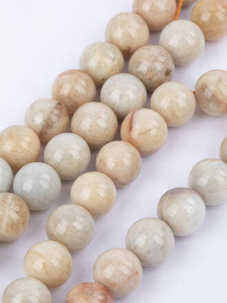 Korálková šňůra z lesklých kuliček-------, velikost korálků 8 mm