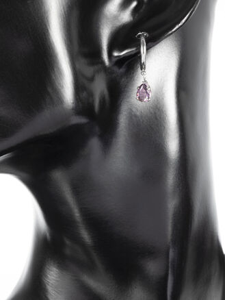 Náušnice z chirurgické oceli s kapkou