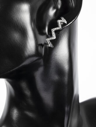 Stylové náušnice z chirurgické oceli s krystalky