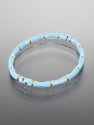 Originální modrý náramek z chirurgické oceli