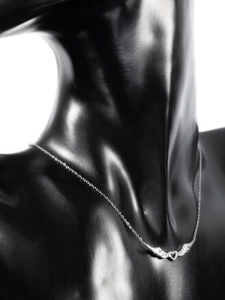 Náhrdelník z chirurgické oceli se srdíčkem