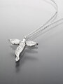 Náhrdelník z chirurgické oceli s andělem