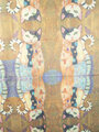 Delfin dámská šála růže Kočka - Gustav Klimt